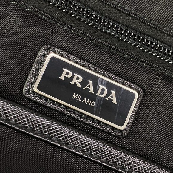 Prada Backpack 2VZ013 Black Navy Multi Nylon Leather main image 13